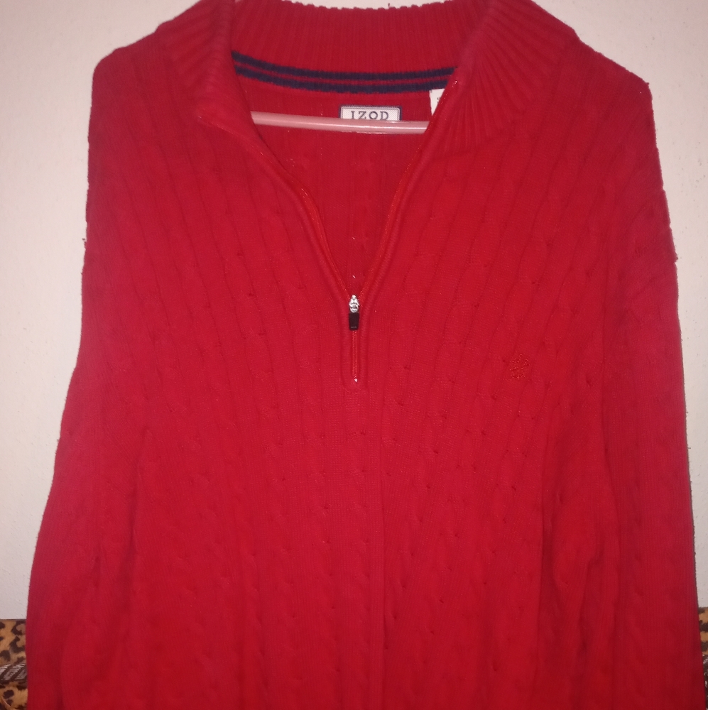 Izod sweater Red. Xxl